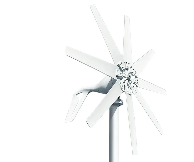 Windturbine - Windmolen - Windturbine Generator - Windenergie - 2000W - 48V - Alleen Windturbine - Stille en Efficiënte Energieoplossing - voor Thuisgebruik