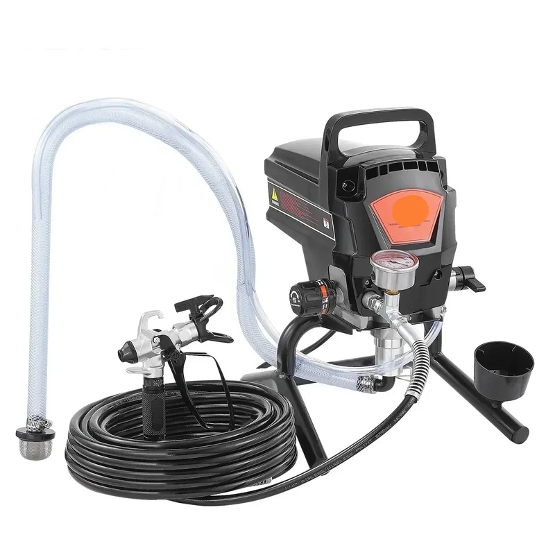 Airless Verfspuit - Verfspuiten Electrisch - Verfspuitmachine - 750W - 15 meter - 3000 PSI Hogedruk - Instelbare Snelheid - met Verlengstok - Verfspuit - voor Muren - Meubels - en Plafonds