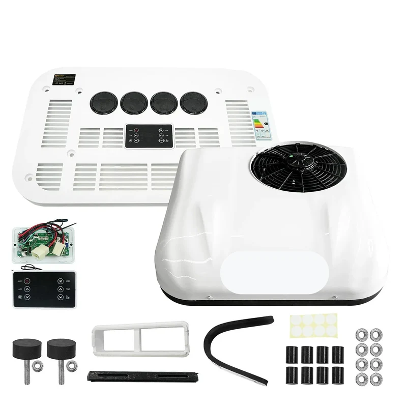 Dak Airconditioner - Air conditioning - Rooftop Airco - 24V Efficiënte Koeling - Caravan Airco - Met Afstandsbediening - voor Campers, RV’s & Trailers – Stille en Snel Koelende Parkeerairco