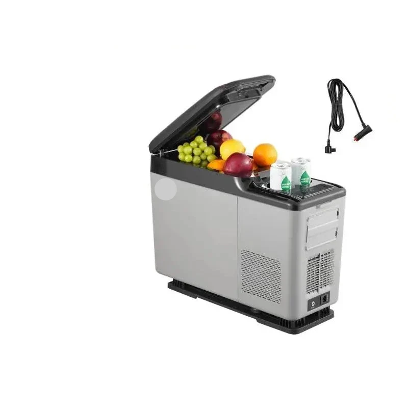 Auto Koelbox - Compressor Koelbox - Compressor Koelkast - Koelbox - 15L- Armsteun Koelkast - -20°C tot 20°C - Draagbare - Mini Koelkast - met LED & Bluetooth - voor Auto & Camping
