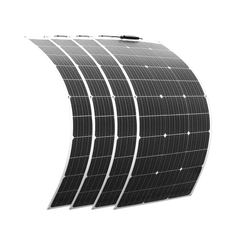 Zonnepaneel - Zonnepanelen - Monokristallijn - 400W - Flexibel - Buigzaam - Waterdicht - voor Camper - Boot - Caravan - Outdoor en Off-Grid