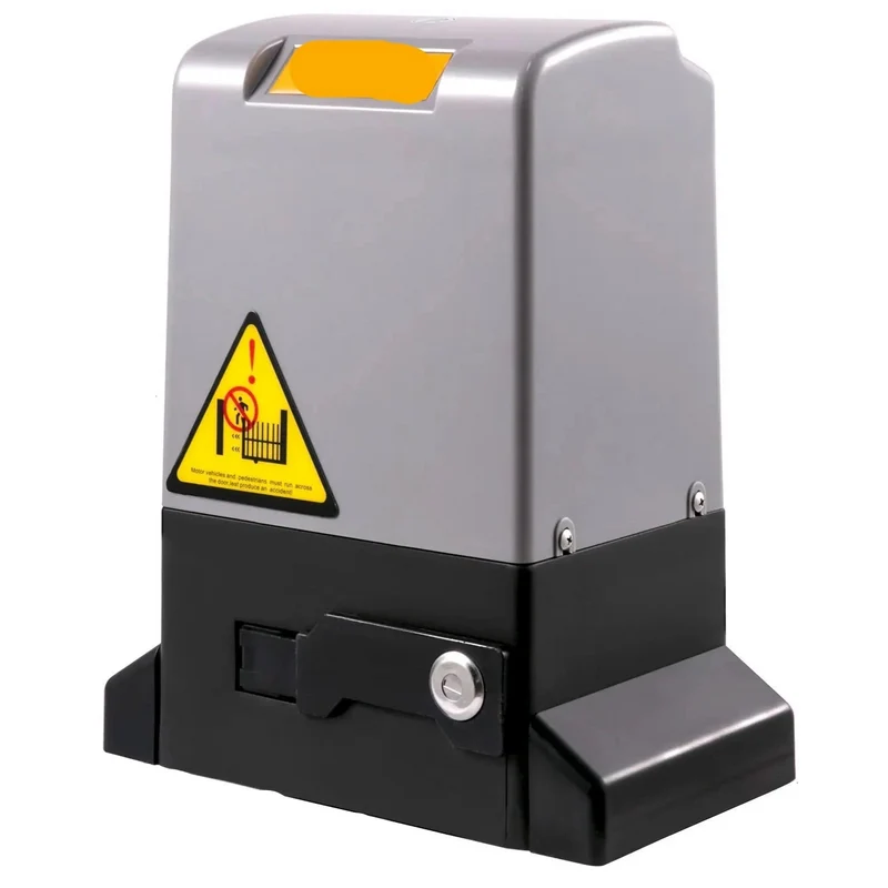 Schuifpoortopener - Automatische Poortopener - Elektronisch Poortopener - met 4 Afstandsbediening - Appbediening - 1800kg - 750W - 12m Ketting - 15x27.1x32.5cm - Geluidsarm & Weerbestendig