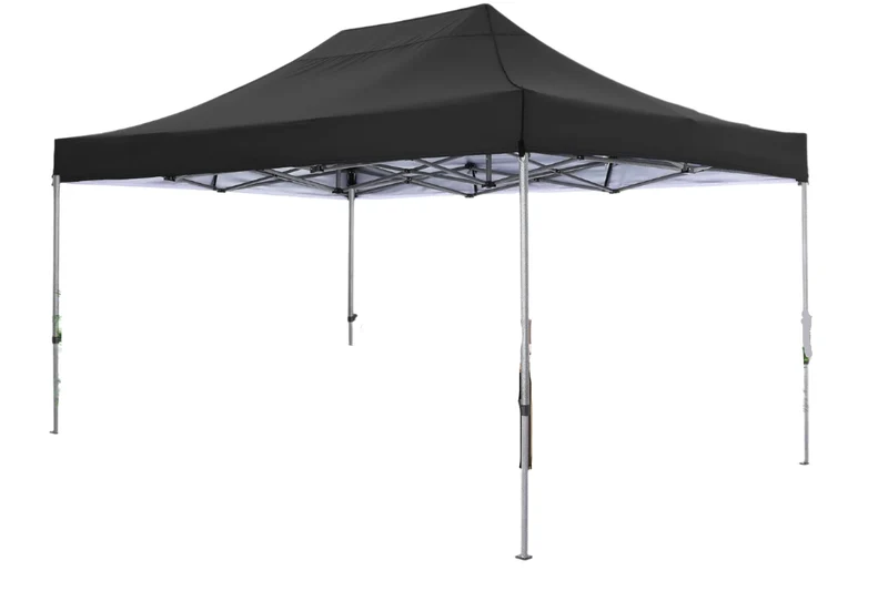 Partytent - Pop-Up Partytenten - Easy up Tent - Vouwtent - Party Tent Opvouwbaar - 3x4.5m - Canopy Tent - Waterdichte - voor Tuin Evenementen - en Feesten - Zonwering - voor Feest - Tuin - Camping of Markt - Zwart