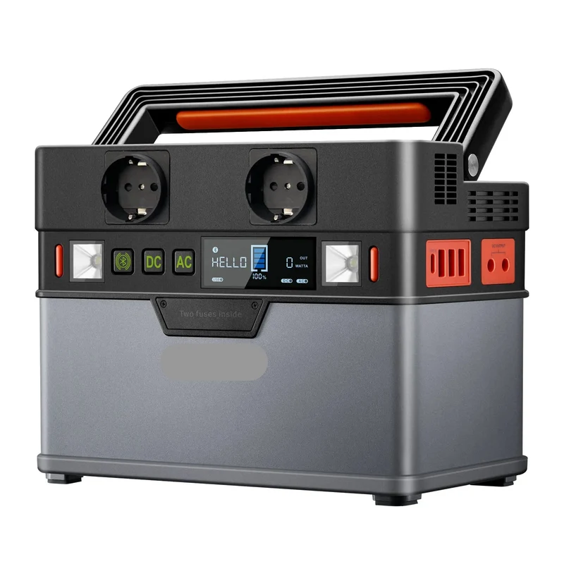Draagbare Powerstation - Powerbank - Stroomgenerator - Generator - 300W Vermogen – 110 / 230V - Generatoren - Zonne-energie Compatibel – Meerdere Uitgangen – Geschikt voor Kamperen & Noodstroomvoorziening