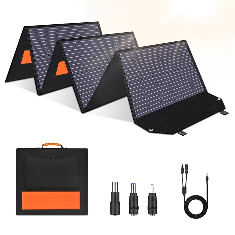 Zonnepaneel - Sun Power - Zonneenergie - 200W - 24% Hoge Efficiëntie Zonnepaneelen - ETFE Coating – Opvouwbaar – Geschikt voor Thuis, RV & Kamperen