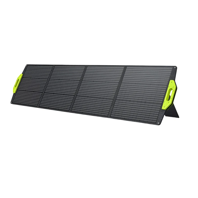 Zonnepaneel - Sun Power - Zonneenergie - 200W - 23.4% Hoge Efficiëntie Zonnepaneelen - ETFE Coating – Verstelbare Standaard – Geschikt voor Thuis, RV & Kamperen