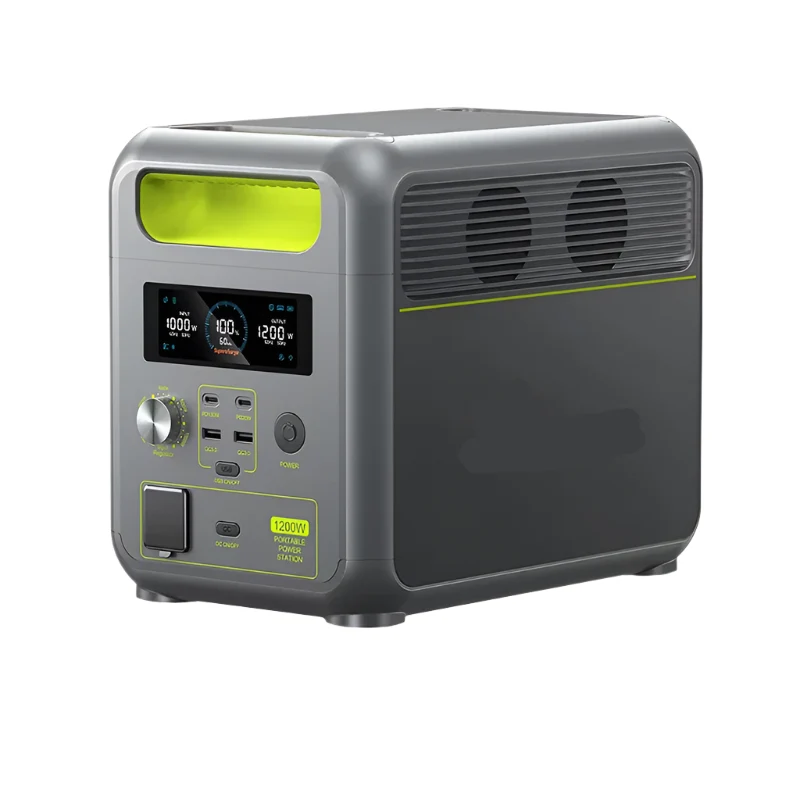 Powerstation - Generatoren - Aggregaat - Stroomgenerator - Generator - 1200W - 1024Wh Capaciteit - Draagbare Power Station - LiFeMnPo4 Batterij – 3 LED Lichtmodi – 7 Uitgangen – BMS Bescherming