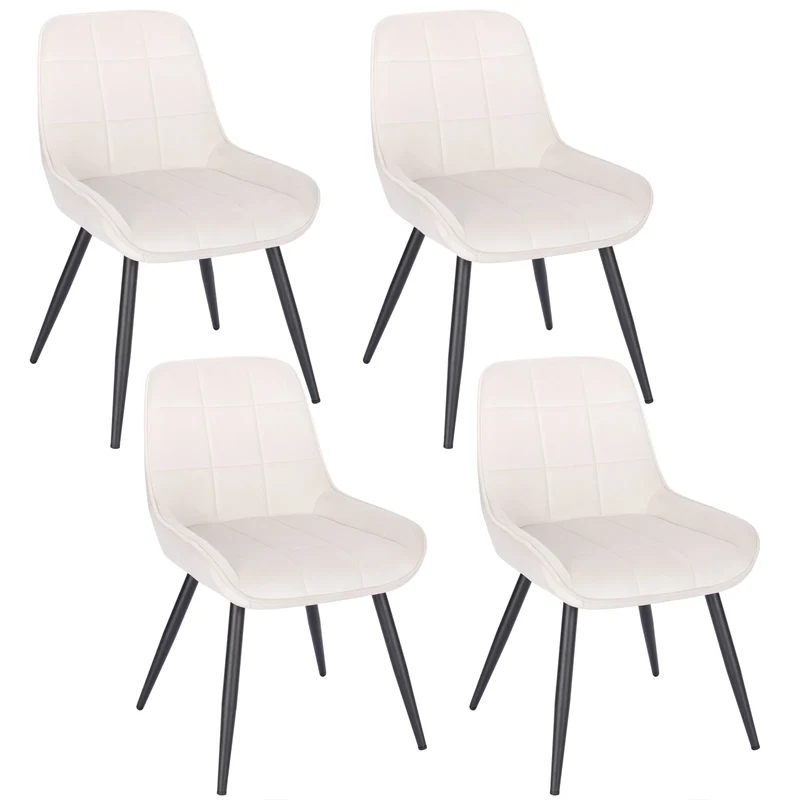 Eetkamerstoel – Stoel – Zitstoel – Kleedstoel – Scandinavische Design – Ergonomisch Zitcomfort – Fluweelbekleding