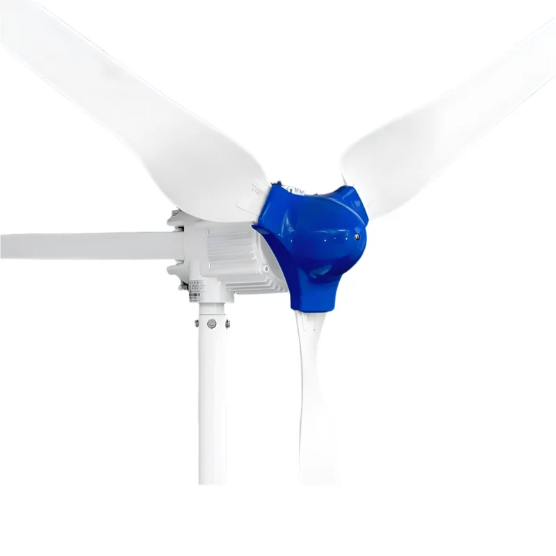 Windturbine - Windmolen - Windturbine Generator - Windenergie - 5000W - 24V - Met Alleen Windturbine - 3 Messen - Stille en Efficiënte Energieoplossing - voor Thuisgebruik