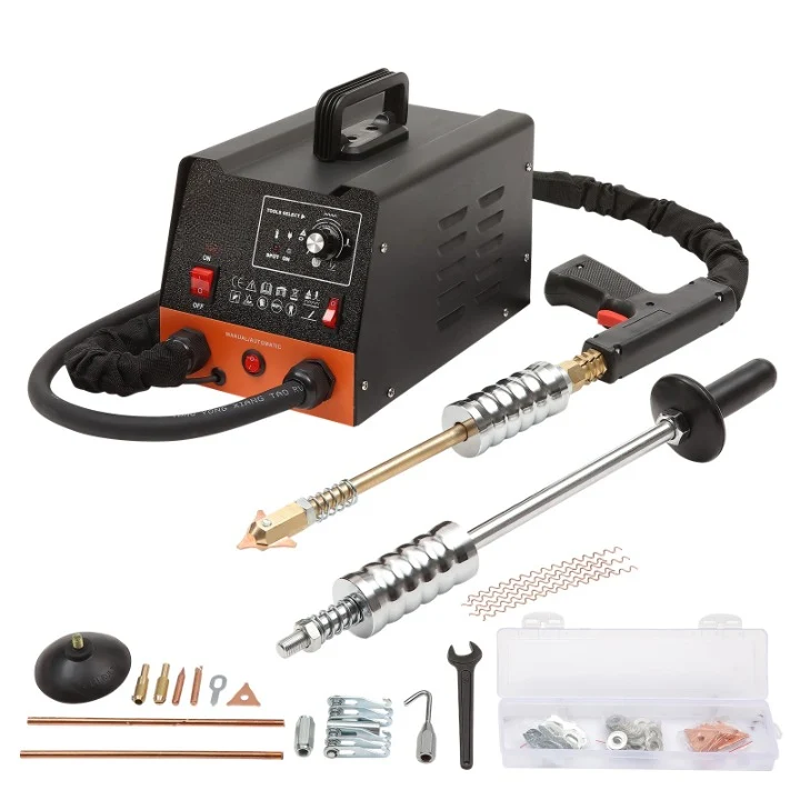 Lasdeuktrekker - Stiftlasmachine Deukreparatieset - Puntlasser - Machinelasaccessoires - Voor Auto's & Vrachtwagens - 3000W - AC 120W - 60Hz - Zwart