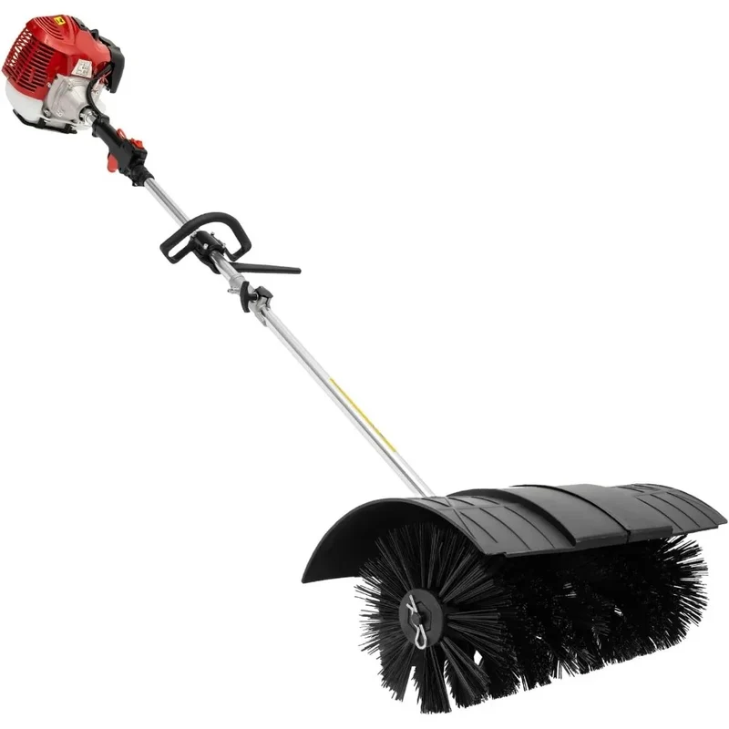 Benzine Veegmachine - Reinigingsmachine - Onkruidverwijderaars - Onkruidborstel - Handheld - 52CC 2-Takt Motor, 2.3PK – Sneeuwborstel & Kunstgrasreiniger