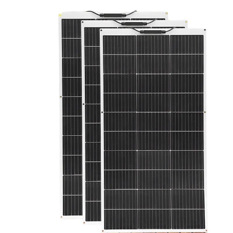 Zonnepaneel - Zonnepanelen - Zonne-energie - 16.5V Fotovoltaïsche Celmodule - Flexibel - Monocrystalline Silicon - 300W - 3 Stuks - Waterdicht - voor Boot - Camper - Caravan - RV - Tuin