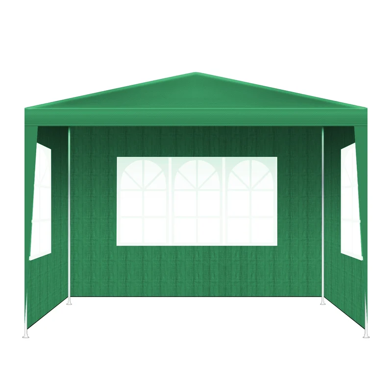Partytent – Tuinent – Waterdichte Outdoor Tent – Luifel – Beschut – Waterdicht PVC – Metalen Frame – 3x3 Meter - Groen
