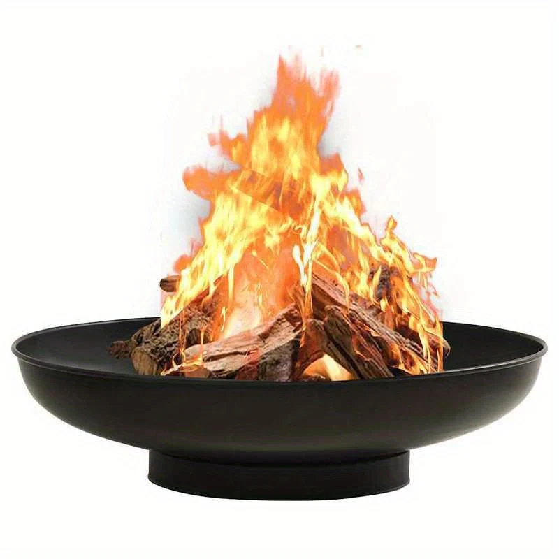 Vuurschaal – Ronde Vuurschaal – Buitenhaard – Vuurkorf – Terrasverwarmer – 80 Cm Diameter – Hoogwaardig Staal