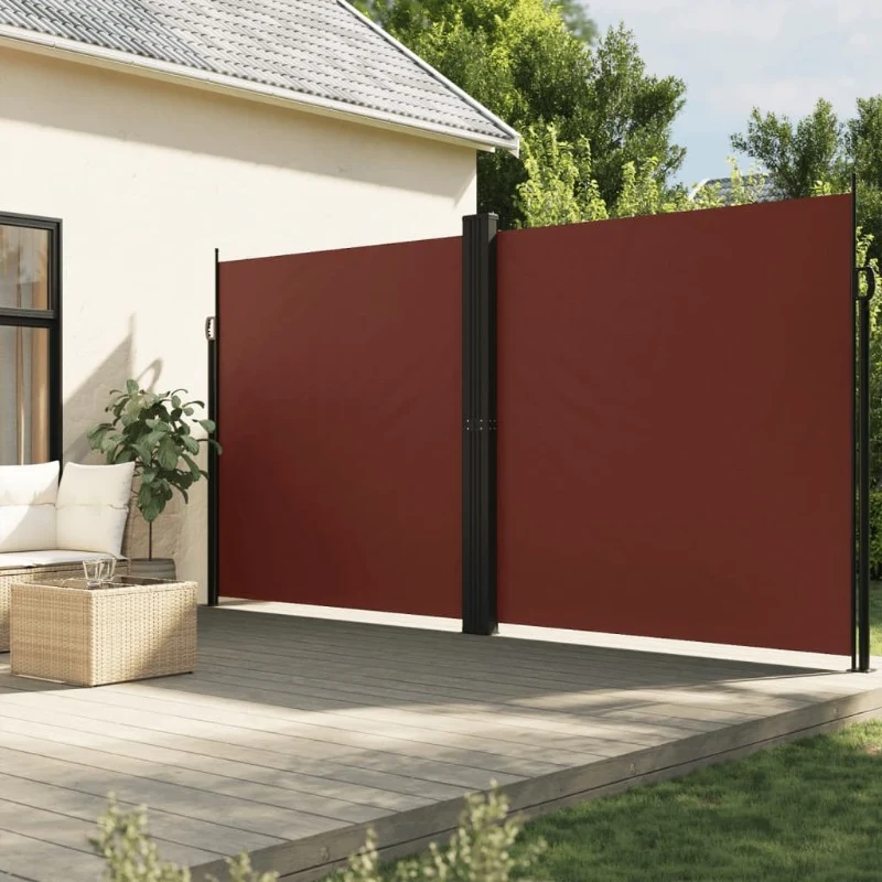 Uitschuifbaar Windscherm – Terrasscherm – Balkonscherm – Privacy Scherm – Beschermingsscherm – 200x1000 Cm – Waterafstotend Polyester