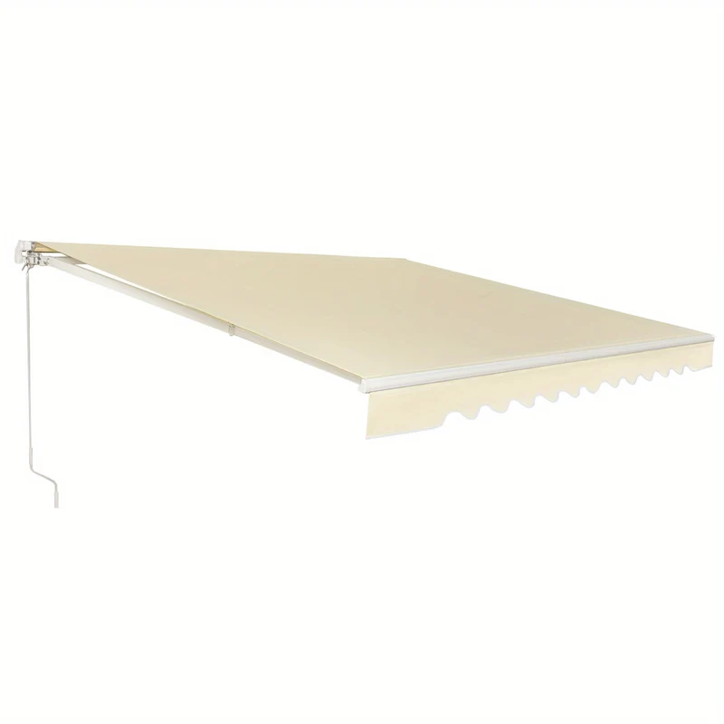 Zonnescherm – Zonnescherm Balkon – Verstelbaar Zonnescherm – Marktkraam Scherm – Aluminium Frame – 3x2,5 Meter – Handmatige Slinger