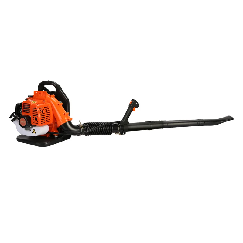 Bladblazer – Rugblazer – Bladzuiger – Tuinblazer – Benzineblazer – Krachtige 2-takt motor – Slijtvast ABS luchtingang – Oranje – 180x45x45 cm