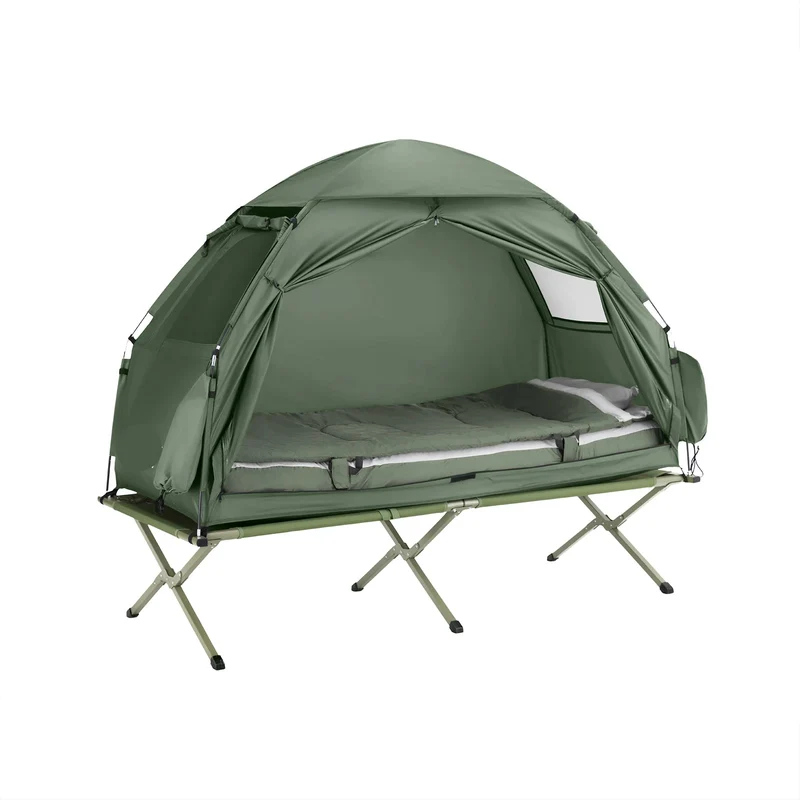 Outdoor Tent – Kampeertent – Slaapplaats – Tent Voor Buiten – Lichtgewicht Frame – Waterafstotende Tentstof – Ingebouwd Muskietennet - Groen