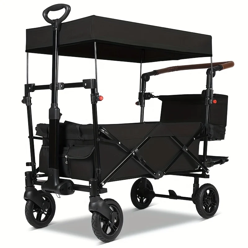 Bolderkar – Trolley – Steekwagen – Boodschappentrolley – Transportwagen – 100 kg Draagvermogen – 110L Oxford Nylon
