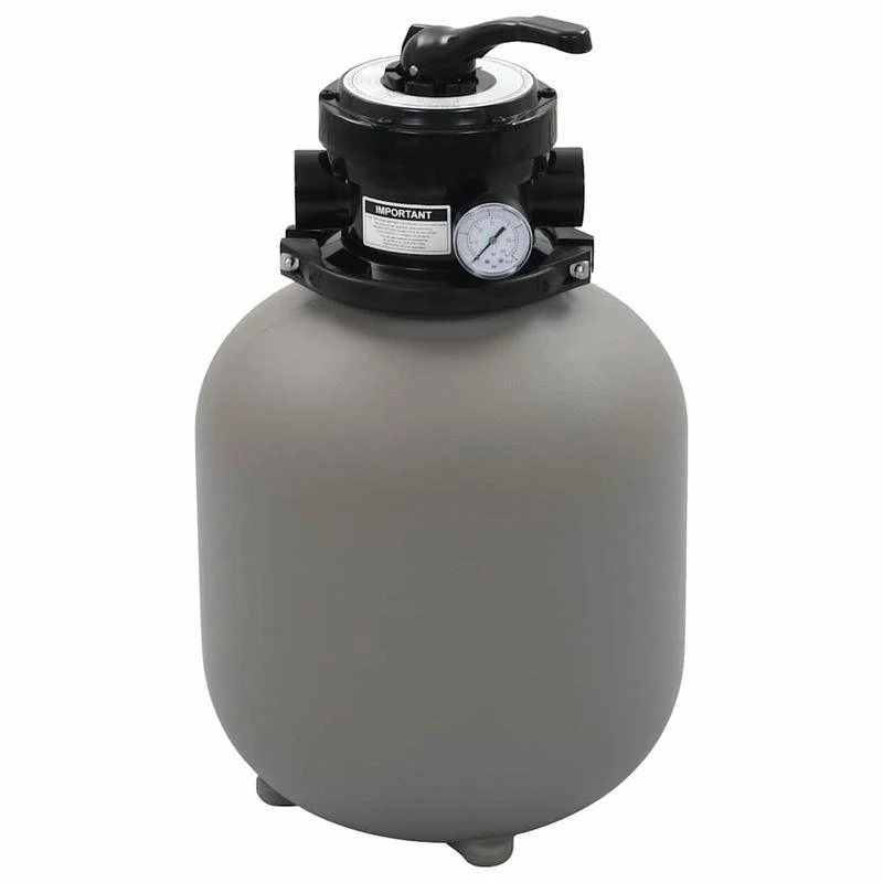 4-Standenkraan Zandfilter – Zwembadfilter – Zandfilterkraan – Boven-Grond Zwembad – PE Materiaal – 350 Mm Diameter