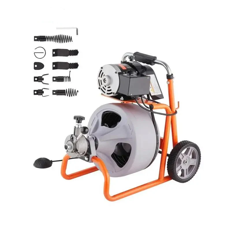 Ontstoppingsmachine – Drain Cleaner – Afvoerontstopper – Kabelmachine – Vetverwijderaar – 23 Meter Kabel – Automatische Kabelvoeding - 75FT