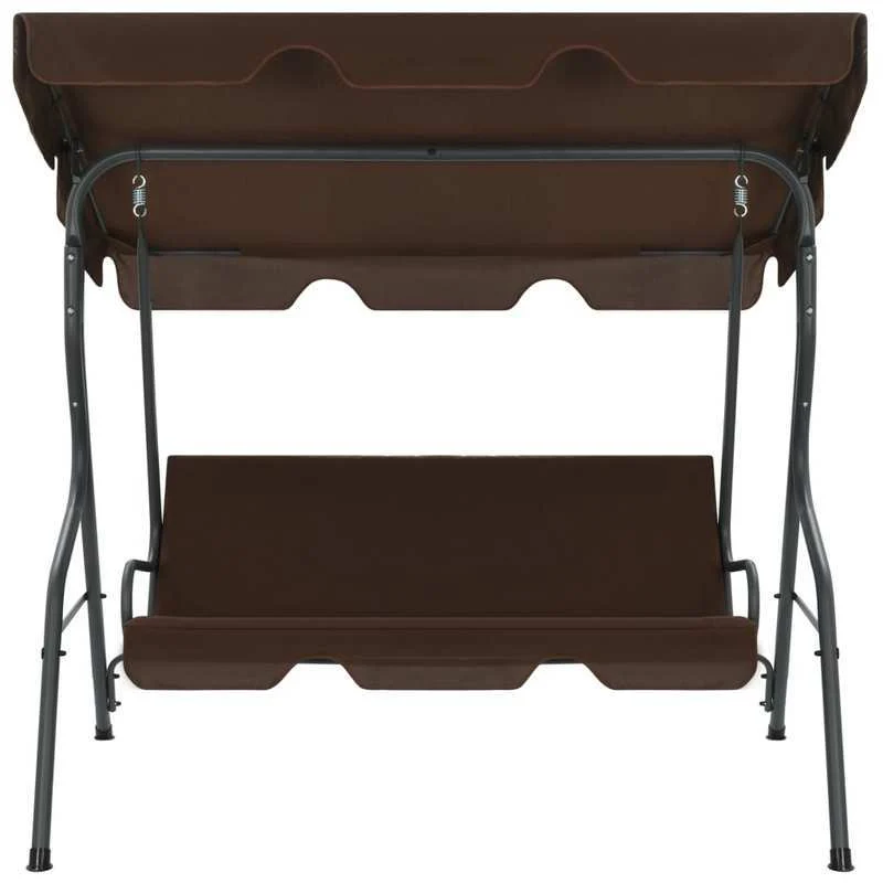 Schommelstoel – Relaxstoel – Schommelbank – Fauteuil – Tuinstoel – Ruim 170x110x153 cm – Duurzaam Weerbestendig Bruin