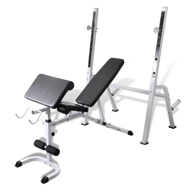 Verstelbaar Fitnessbankje – Krachtbankje – Trainingsbankje – Fitnessbank – Thuis Fitness – 7 Verstelbare Posities – Stalen Frame