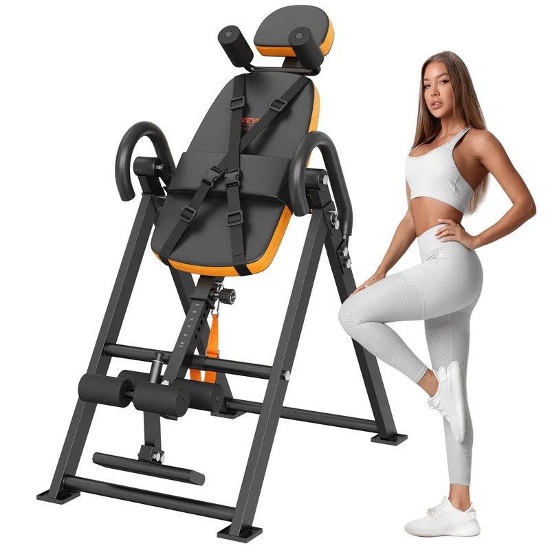 Inversietafel – Omkeerbaar – Rugontspanning – Stretchtafel – Flexibiliteit – Traploos Instelbaar – Draagvermogen 136 Kg