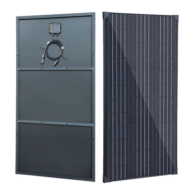 Zonnepaneel - Zonnepanelen - Zonne-energie - 12V Module - Aluminium Frame Lichtgewicht Fotovoltaïsch Paneelsysteem - 300W - 2 Stuks - Waterdicht - voor Boot - Camper - Caravan - RV - Tuin