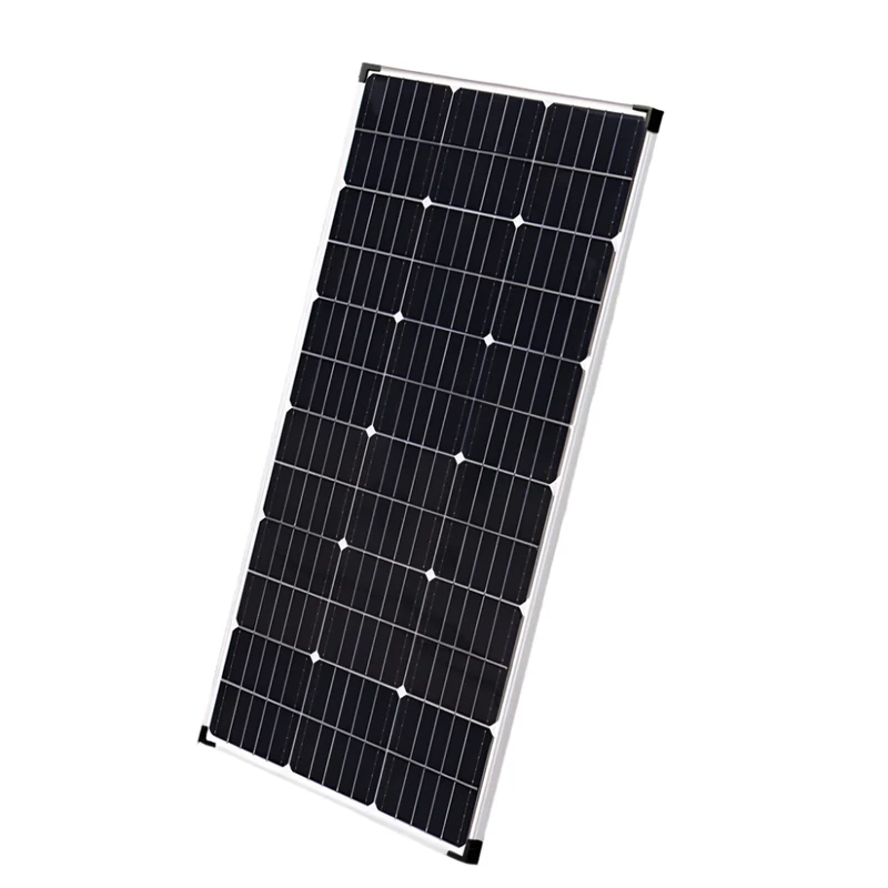 Zonnepaneel - Zonnepanelen - Zonne-energie - 12V Module - Aluminium Frame Lichtgewicht Fotovoltaïsch Paneelsysteem - 150W - Waterdicht - voor Boot - Camper - Caravan - RV - Tuin