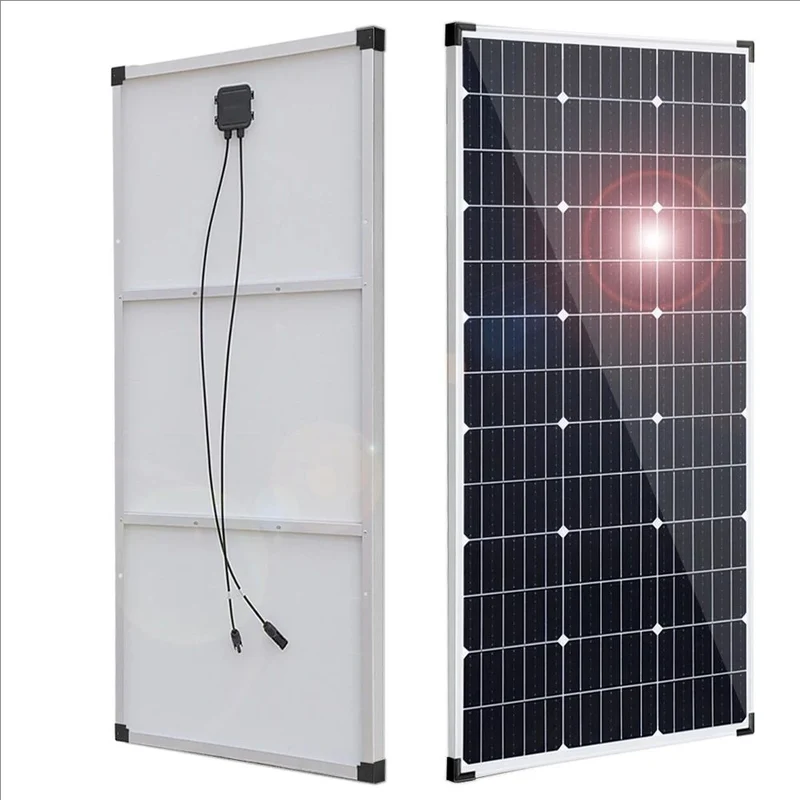 Zonnepaneel - Zonnepanelen - Zonne-energie - Aluminium Frame Lichtgewicht Fotovoltaïsch Paneelsysteem - 320W - Waterdicht - voor Boot - Camper - Caravan - RV - Tuin