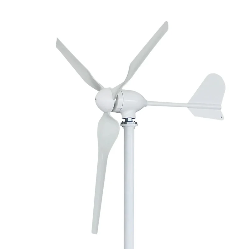 Windturbine - Windmolen - Windturbine Generator - Windenergie - 2000W - 24V - Alleen Windturbine - 3 Messen - Stille en Efficiënte Energieoplossing - Kleine - voor Thuisgebruik en Off Grid Systemen