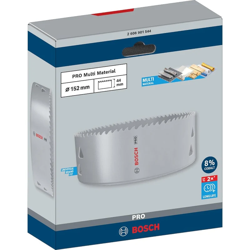 Bosch PRO Multi Materiaal Gatzaag met schroef 152mm - 2608901544