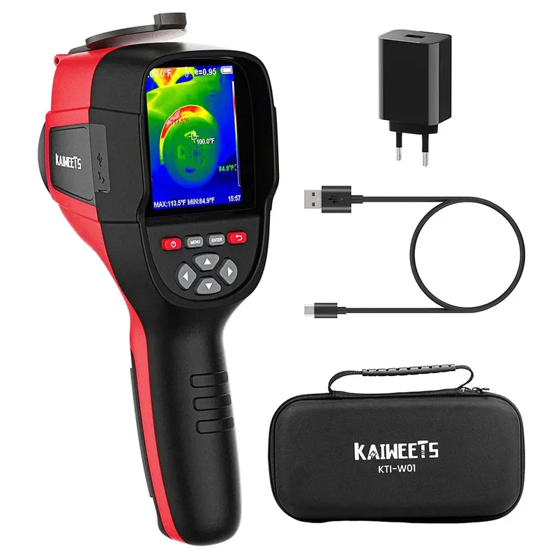 Warmtebeeldcamera – Thermische Camera – Infraroodcamera – Warmtemeter – Temperatuurmeter – 256x192 Resolutie – Temperatuurbereik -20°C Tot 550°C