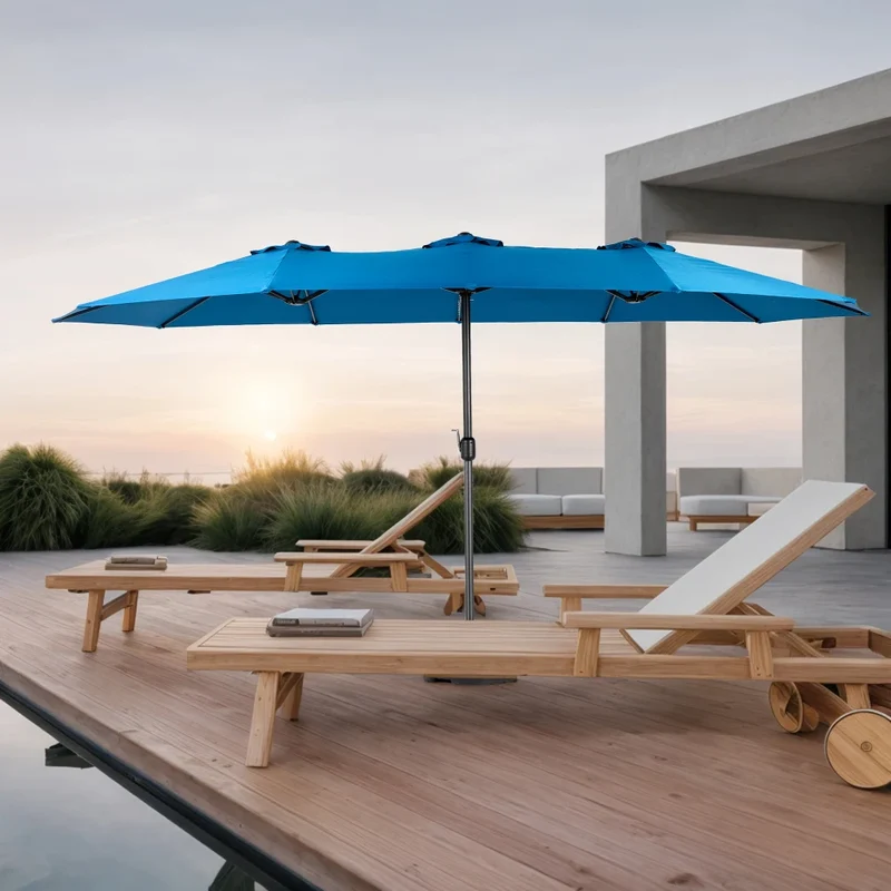 Parasol – Tuinparasol – Terrasparasol – Strandparasol – Extra Groot – Dubbelzijdig – Weerbestendig Polyester
