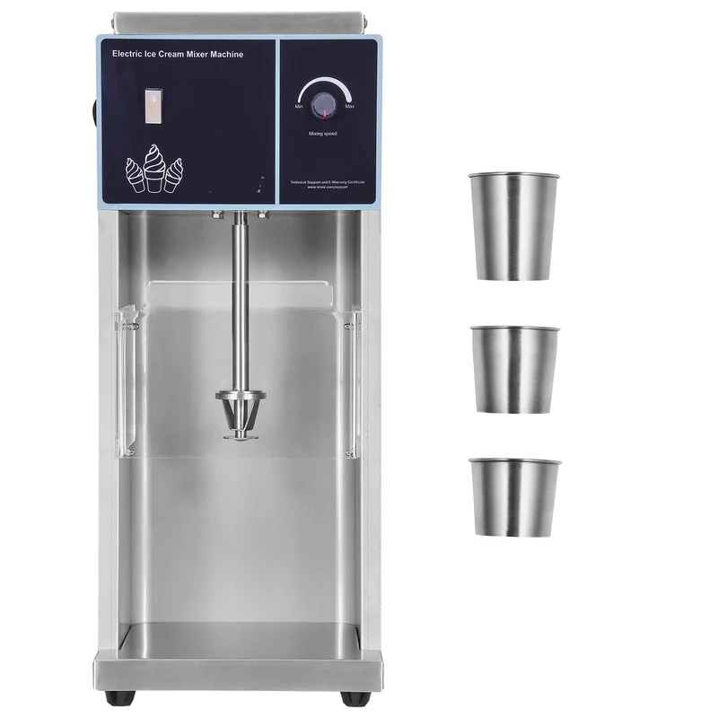 IJsblender – Blender – Milkshake Maker – Smoothiemaker – Koude Drankjes – 400W Motor – Roestvrij Staal