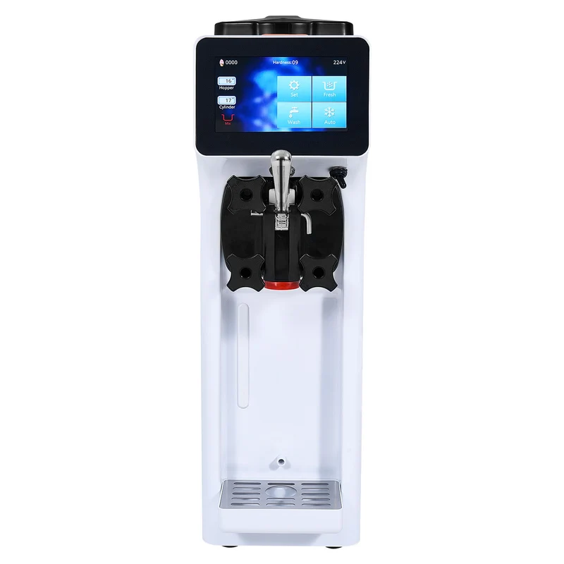 Professionele Softijsmachine – Softijs Machine – IJsapparaat – Softijsbereider – IJs Maker – 10 Liter Per Uur – Roestvrij Staal