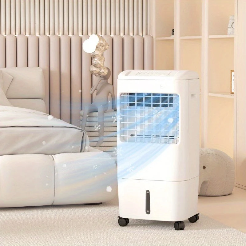 Mobiele Airco – Draagbare Airconditioner – Koelventilator – Luchtbevochtiger – Compact Design – 15L Waterreservoir – Timerfunctie