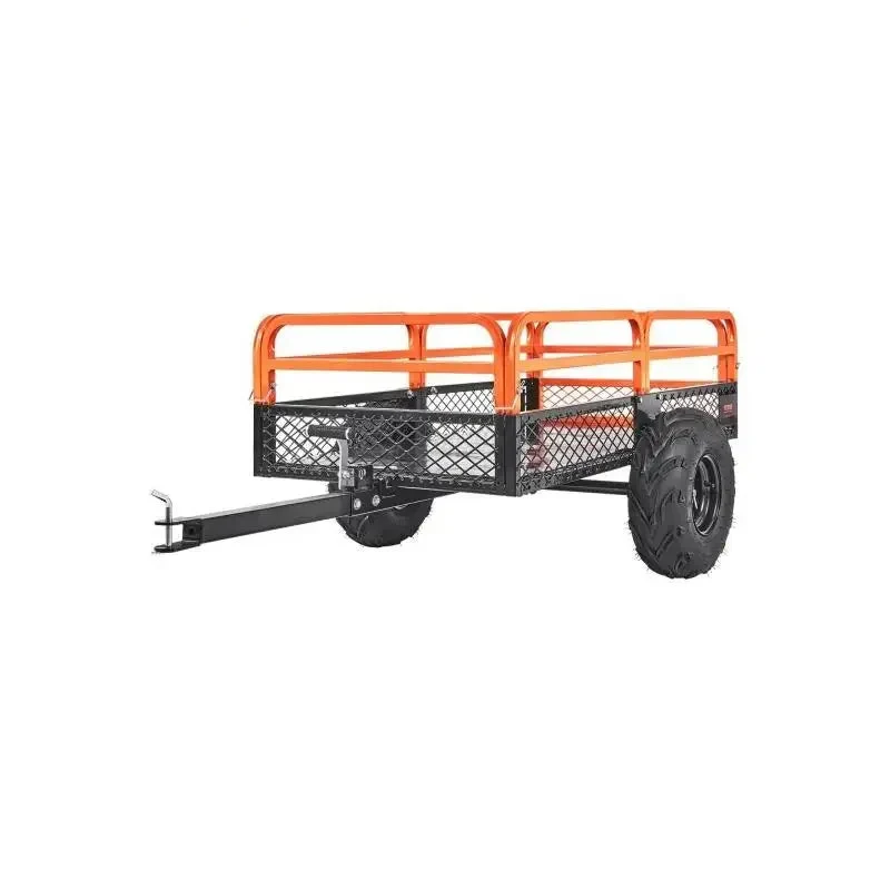 Aanhanger – Tuinaanhanger – Kipper – Grasmaaieraanhanger – ATV-aanhanger – 15 Kubieke Voet Laadruimte – 680 Kg Laadvermogen - 15CuFt
