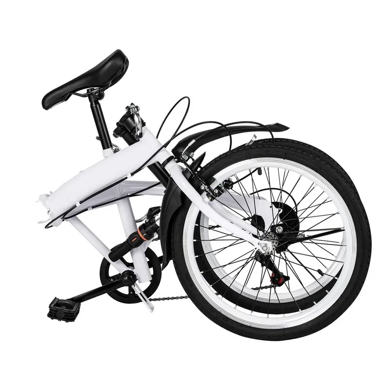 Opvouwbare Fiets – Stadsfiets – Vouwfiets – Compacte Fiets – 20 Inch – 7-Speed Versnellingen – Lichtgewicht Carbonstaal