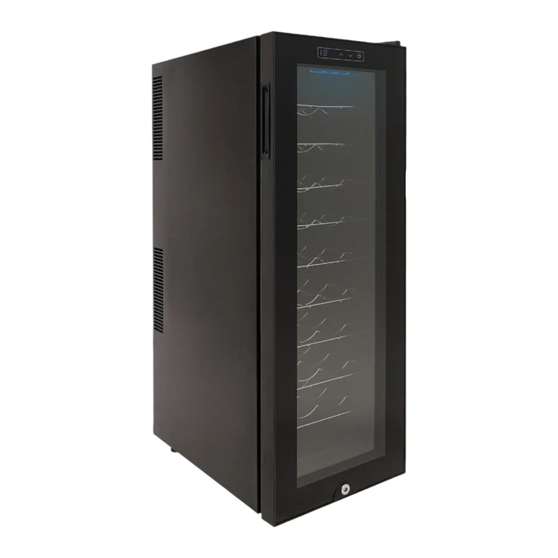 Wijnkoeler – Wijnkast – Wijnkoelkast – Wijnbewaarder – Temperatuurregelaar – 30 Flessen – LED Display
