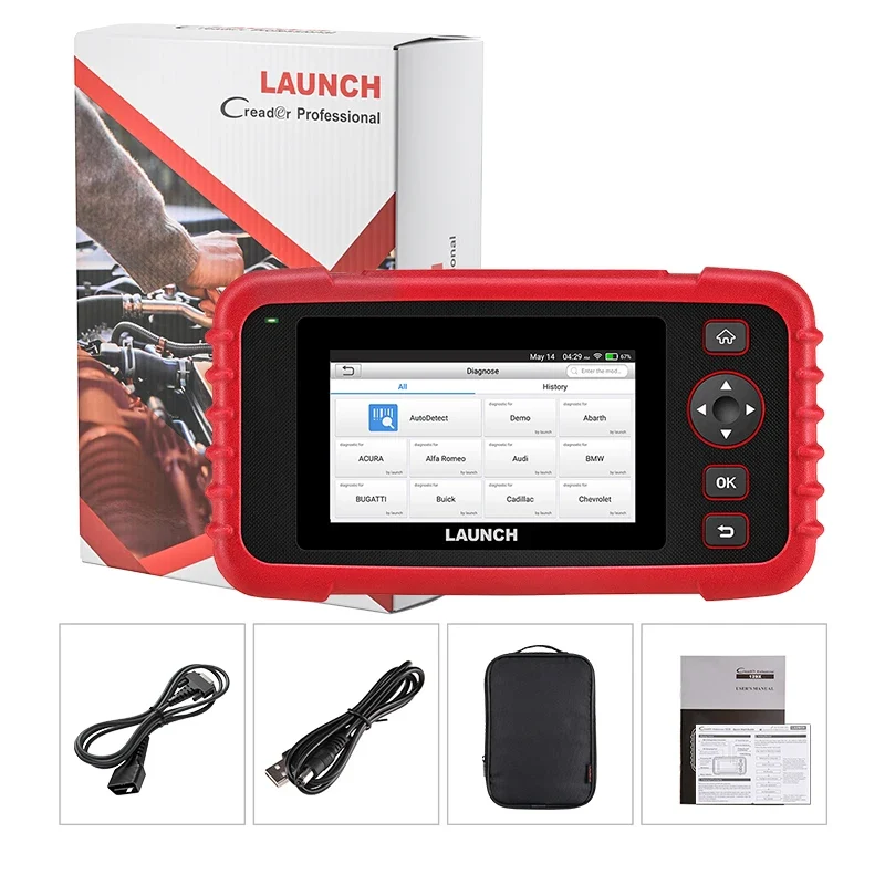 OBDII Diagnosetool – Auto Scanner – Foutcode Lezer – Reset Tool – 5-Inch Touchscreen – Levenslange Updates