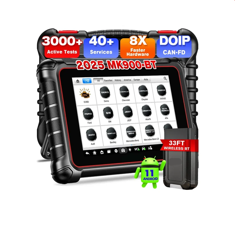 Professionele Diagnosetool – Autoscanner – OBD2 Scanner – Foutcodelezer – Auto Diagnose – 8-Inch Touchscreen – Quad-Core Processor