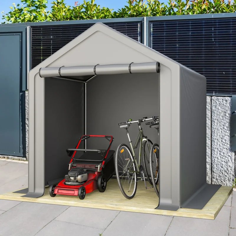 Garage Tent – Beschermingstent – Abri – Opslagtent – 190x170x200 Cm – Gegalvaniseerd Staal – Waterdicht & UV-Bestendig