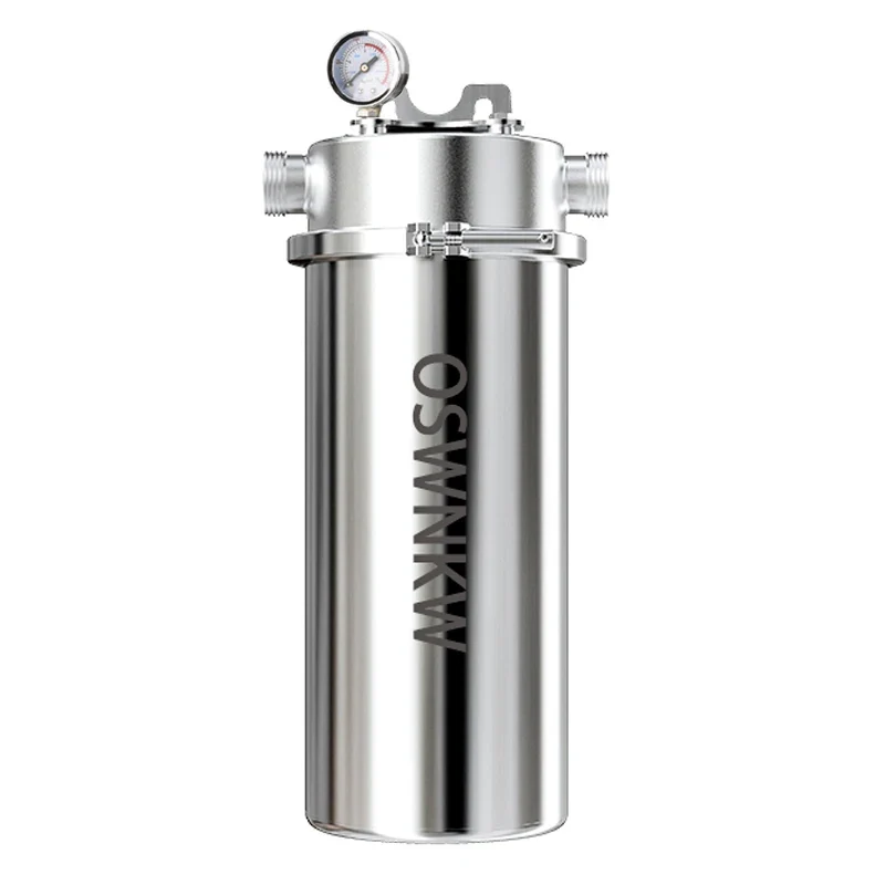 Waterfilter – Huiswaterfilter – Driefasenfilter – Kalkfilter – Chloorfilter – Roestvrijstalen Behuizing – 3000 Liter Per Uur