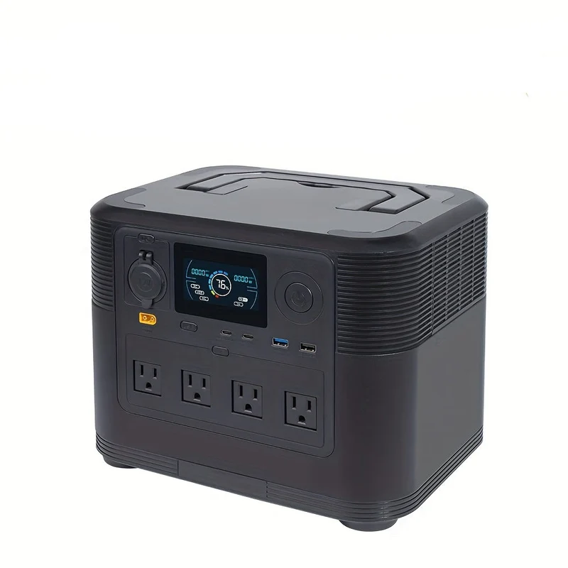 Draagbare Energieopslag – Mobiele Stroomvoorziening – Powerbank – Powerstation - Noodstroom – Compact – 2000W Piek – 3 Europese Stopcontacten