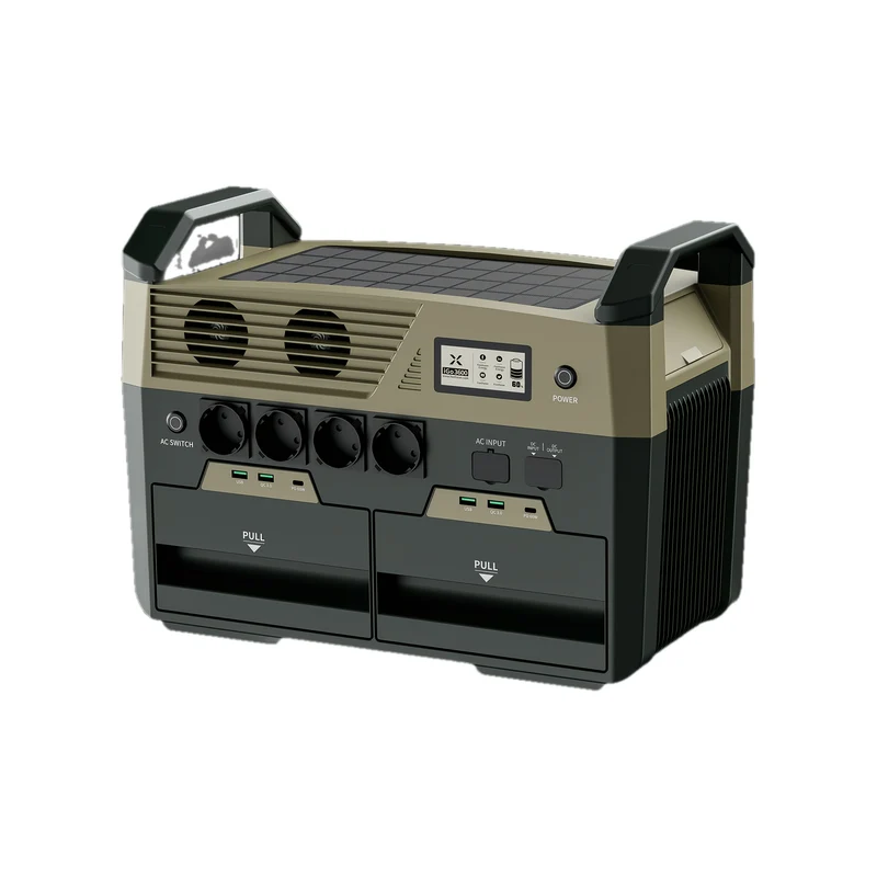 Draagbare Zonnepanelen Generator – Powerstation - Powerbank - Portable Solar Generator – Noodstroomvoorziening – Camping Stroomvoorziening – 3600 Wh Batterij – 3200 W Piekvermogen