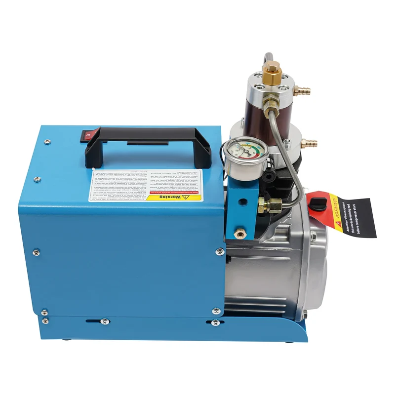 Luchtcompressor – Compressor – Luchtpomp - Airpress Compressor - Elektrische Compressor – Oppompen – Industrieel – 2800 RPM - 1800 W Motor – 40 Mpa Max Druk- 220V - Blauw