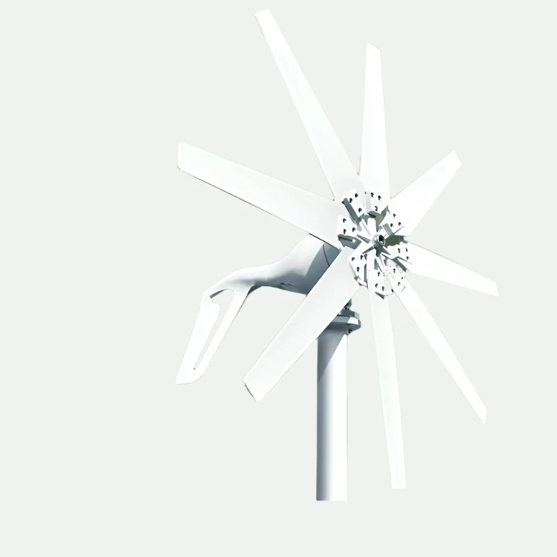 Windturbine – Windgenerator – Windmolen – Duurzame Energie – 1000W Vermogen – Weerbestendig Ontwerp - 12V - Met MPPT-controller