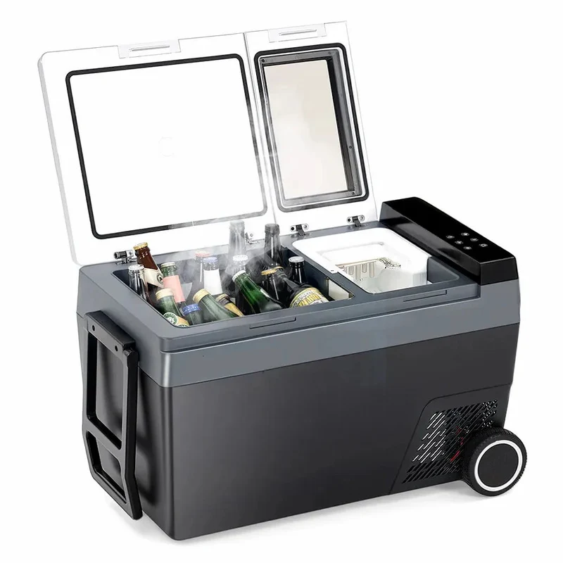 Koelbox – Koelbox Met Wieltjes – Draagbare Koelbox – Auto Koelbox – 45 Liter Inhoud – Temperatuur Van -20°C Tot 20°C